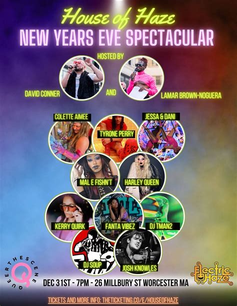 House Of Haze New Years Eve Spectacular The Ticketing Co