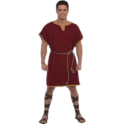 Roman Tunic Mens Costume Burgundy Big W