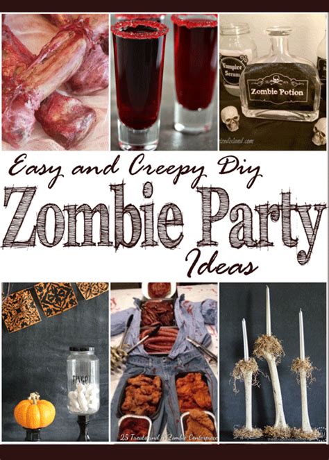 Easy And Creepy Diy Zombie Party Ideas Mm 176 Diy Adulation