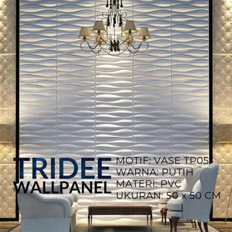 Jual Tridee Wallpanel Floral Wallpaper Dinding Dekorasi Tp Vase