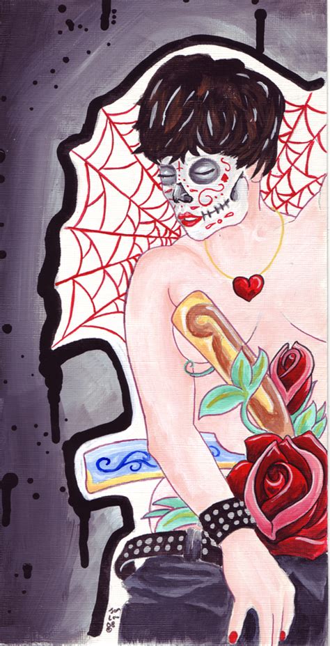 Day Of The Dead Girl By Tatlew Hentai Foundry