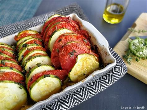 Tian De Courgettes Et Tomates La Pelle Du Jardin