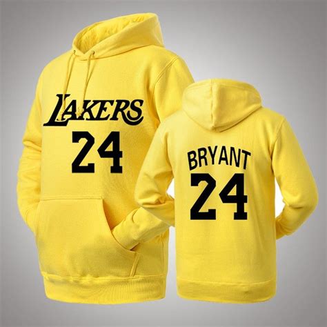 Nba Los Angeles Lakers Kobe Bryant 24 Logo Pullover Hoodie Hoodies