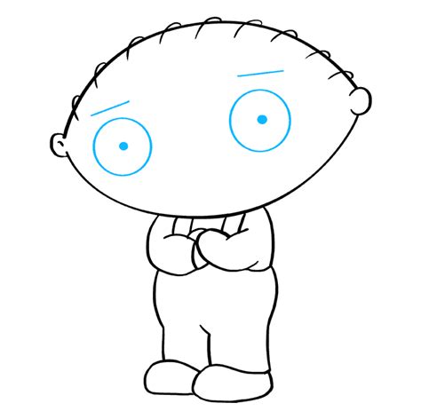 How to Draw Stewie Griffin from Family Guy - Really Easy Drawing Tutorial