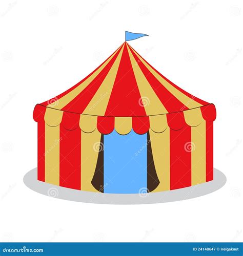 Drawing Circus Tent Stock Illustration Illustration Of Festivity