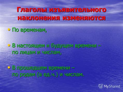 Презентация на тему: "Какие наклонения бывают у глаголов. Изъявительное ...