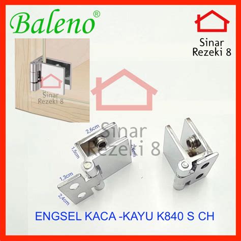 Jual Engsel Jepit Kaca Ke Kayu K840 S Chrome Pintu Lemari Etalase