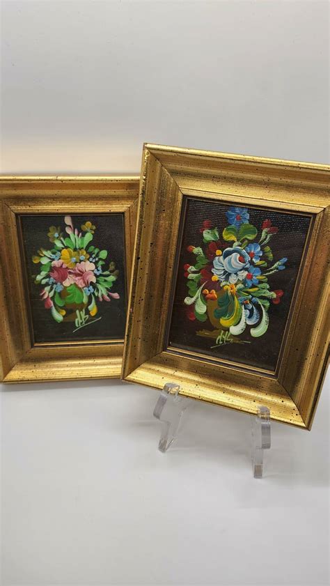 Vintage Oil Paintings in Gold Frame – (pair) | Vintage Keepers