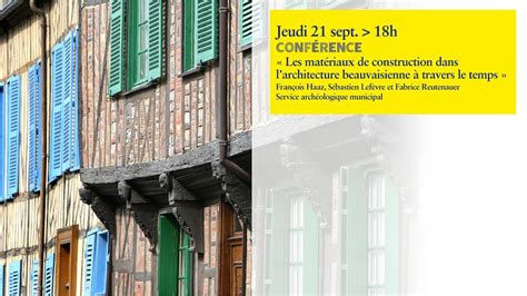 CONFÉRENCE Les matériaux de construction dans larchitecture