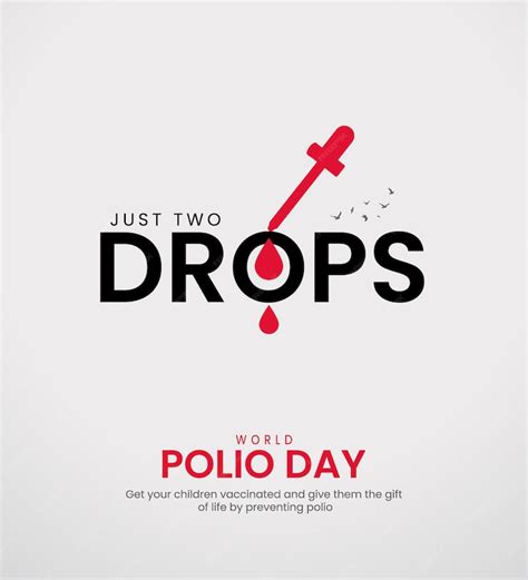 Premium Vector World Polio Day World Polio Day Creative Concept