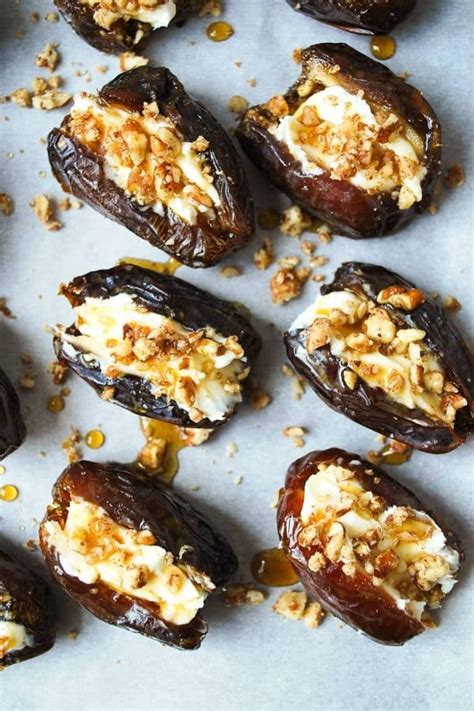 Delicious Mascarpone Stuffed Dates Recipe Amee S Savory Dish