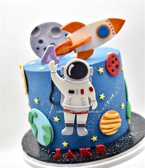 Festa Astronauta 20 inspirações de Bolos Incríveis Baby birthday