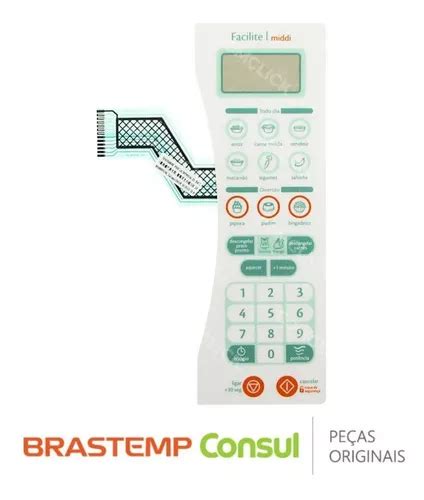 Membrana Painel Frontal Micro Ondas Consul Cms30abbna MercadoLivre