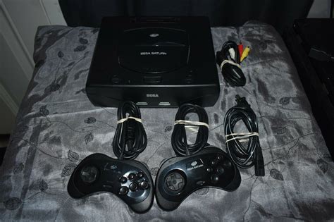 Sega Saturn Console w/ 2 Controllers & Cables USA Console - iCommerce on Web