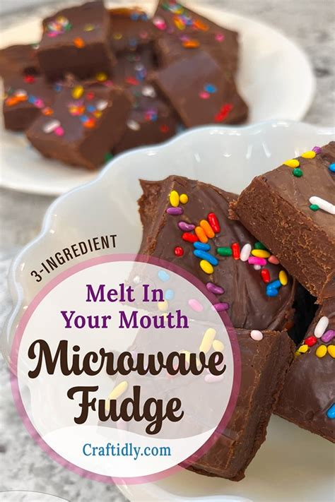 3-Ingredient Microwave Fudge