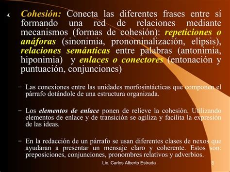 El Texto Y Las Propiedades Textuales PPT Descarga Gratuita