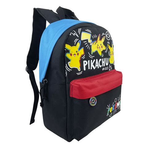 Mochila Escolar Adap Trolley Pok Mon Colorful Cm Loja Da Crian A