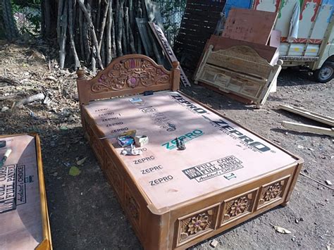 Full Size Teak Wood Wooden Bed With Storage At Rs 25000 In Umarkhed