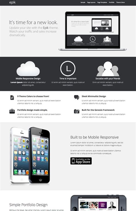 Epik Theme - appfinite