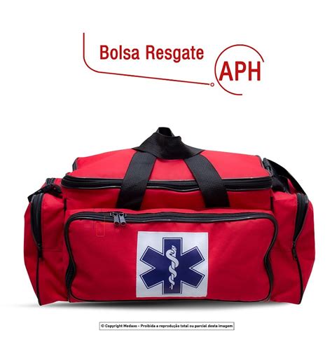 Bolsa Aph Resgate Vermelha Medaxo