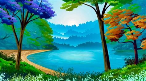 Landscape Illustrated – Monday’s Daily Jigsaw Puzzle