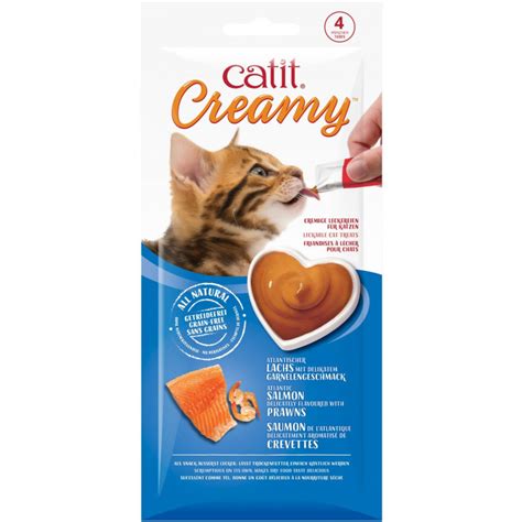 Catit Creamy Treats Salmon Prawns Crazy Pets Store