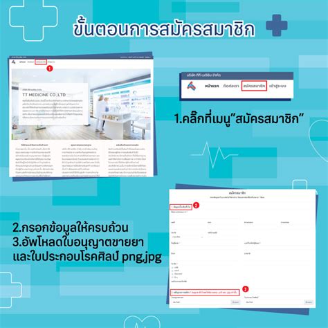 ขนตอนสมคร TT Medicine