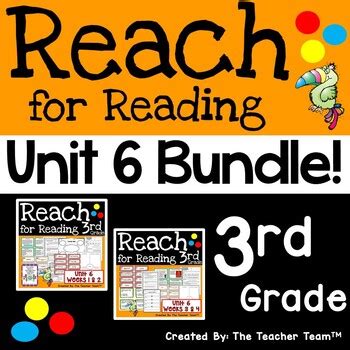 Reach For Reading Rd Grade Unit Bundle National Geographic Printables