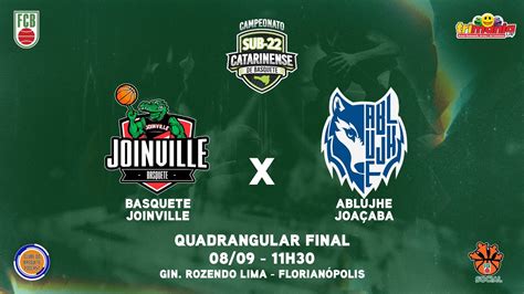 FINAIS BASQUETE JOINVILLE X ABLUJHE JOAÇABA CATARINENSE DE BASQUETE