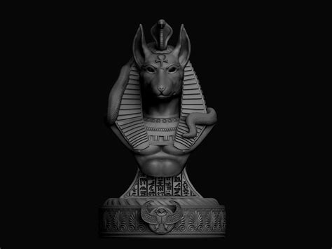 Anubis God Of Ancient Egypt Zbrush Blender Dprint Model Cgtrader