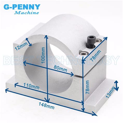 G-Penny 2.2kw ER20 Water Cooled Spindle Kit CNC Spindle Motor 80*230 ...