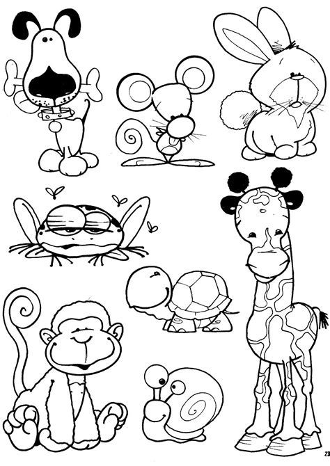 Desenho Para Colorir Animais BRAINCP