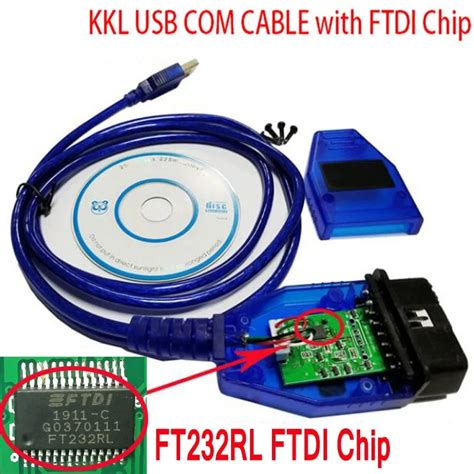 Chip Ftdi Vag Herramienta De Escaneo Obd Con Cable Usb Vag