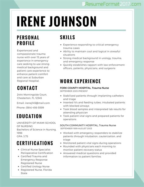 Most Effective Resume Format Resume Template