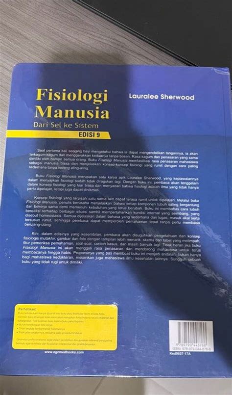 Sherwood Fisiologi Manusia Ed Original Buku Alat Tulis Buku