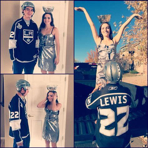 Couples Costume Hockey Player And The Stanley Cup Halloween Inspo Fall Halloween Halloween