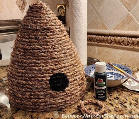 How To Make A Decorative Bee Skep For Spring Decorating Or A Spring