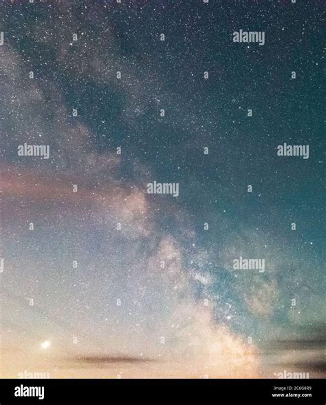 Milky Way Galaxy in a Dark Sky Stock Photo - Alamy