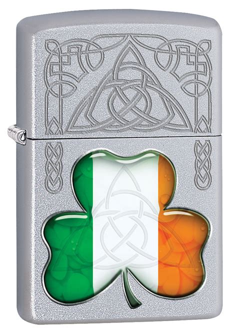 Zippo │ Irish Shamrock Design Windproof Lighter