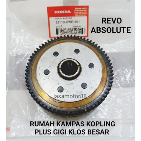 Jual RUMAH KAMPAS KOPLING PLUS GIGI BESAR REVO ABSOLUTE KWB ORIGINAL