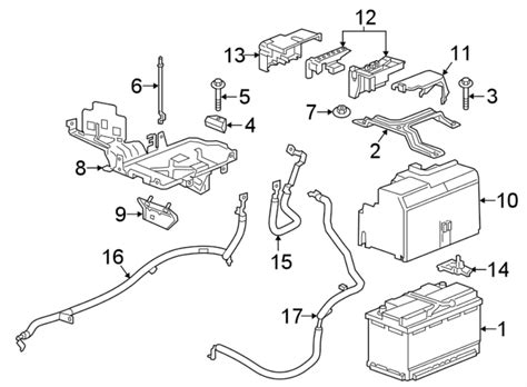 Buick Regal Tourx Cable Assembly Battery Positive 20 Liter