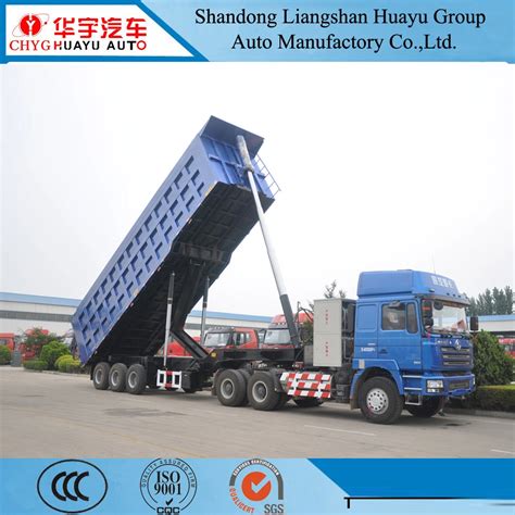 3 Axle Tipper Dump Semi Trailer 30 Cubic With U Shape China Dumper