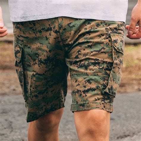 Woodland Digital Camo Cargo Shorts Sgt Grit