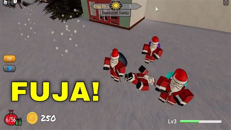 Roblox The Night Of Revenge Fuja Do Papai Noel Malvado Fittigames