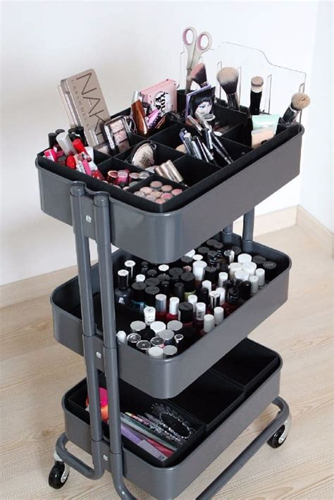 13 Fun Diy Makeup Organizer Ideas For Proper Storage Ikea Makeup Storage Diy Makeup Storage