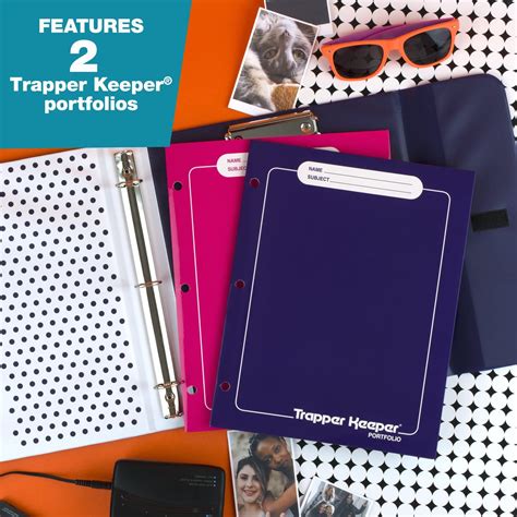 Buy Trapper Keeper Binder Retro Design 1 Inch Binder Includes 2