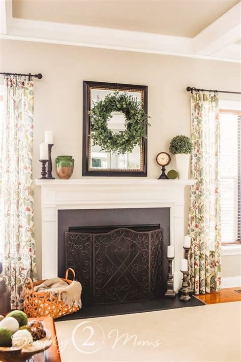 How To Decorate Fireplace Mantel For Spring I Am Chris