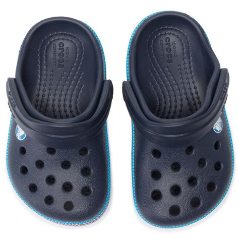 Pantoletten Crocs Crocband Sport Cord Clog K 205899 Navy Eschuhe De