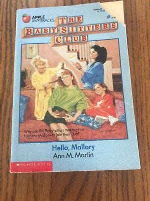 Apple Fiction The Baby Sitters Club Hello Mallory Ann M Martin