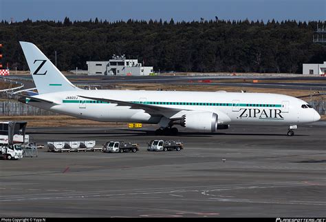 JA822J ZIPAIR Tokyo Boeing 787 8 Dreamliner Photo By Yuya N ID